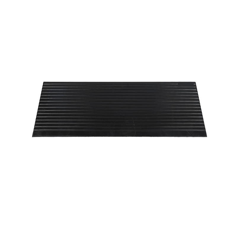 Durable Non-Slip Lightweight Wheelchair Threshold Ramp, Portable Accessibility Transition Bridge, Home and Office Use
