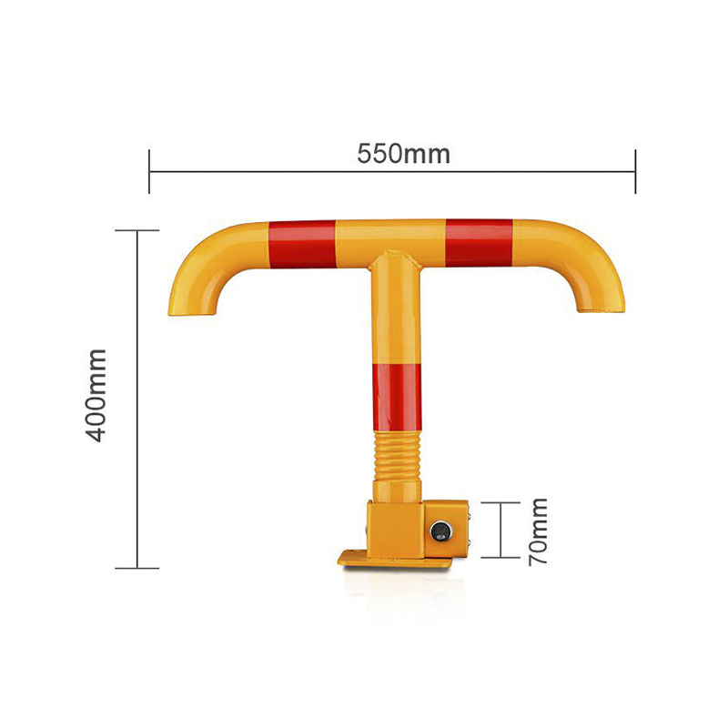 550*400*70Mm Heavy Duty Steel Parking Lot Guardrail