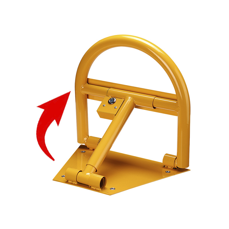 400*300*400Mm Yellow And Black Steel Parking Barrier