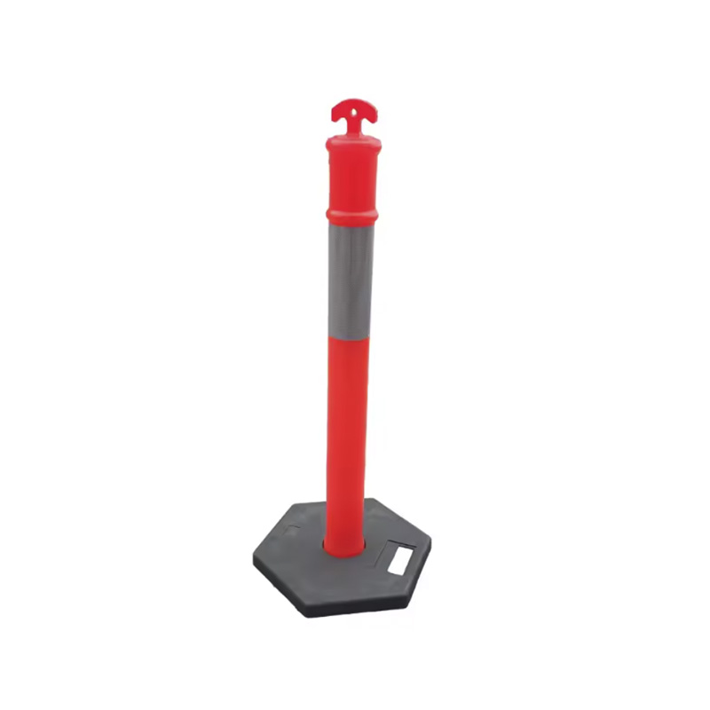 1150mm PE Flexible Traffic Warning Column With Reflective Film