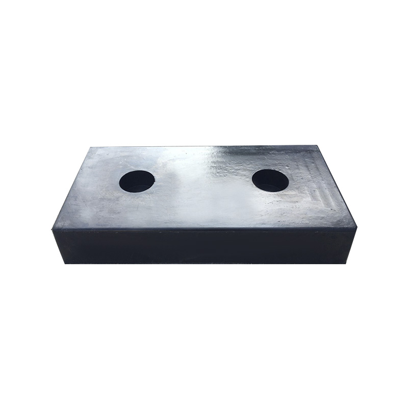 Heavy Duty 500*250*100mm Rubber Wall Buffer Block Dock Anti-Collision Block