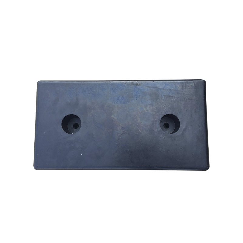 500*250*150mm Rubber Truck Parking Buffer Block Loading And Unloading Platform Anti-Collision Block With Rear Gap
