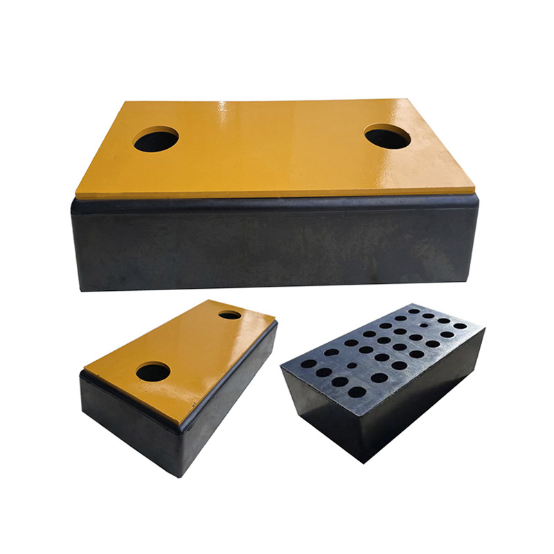 Steel Face Molded Rubber Dock Leveler Bumper