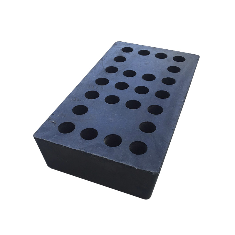 450*250*100mm Recycled Solid Rubber Heavy Duty Vehicle Horizontal Bumper