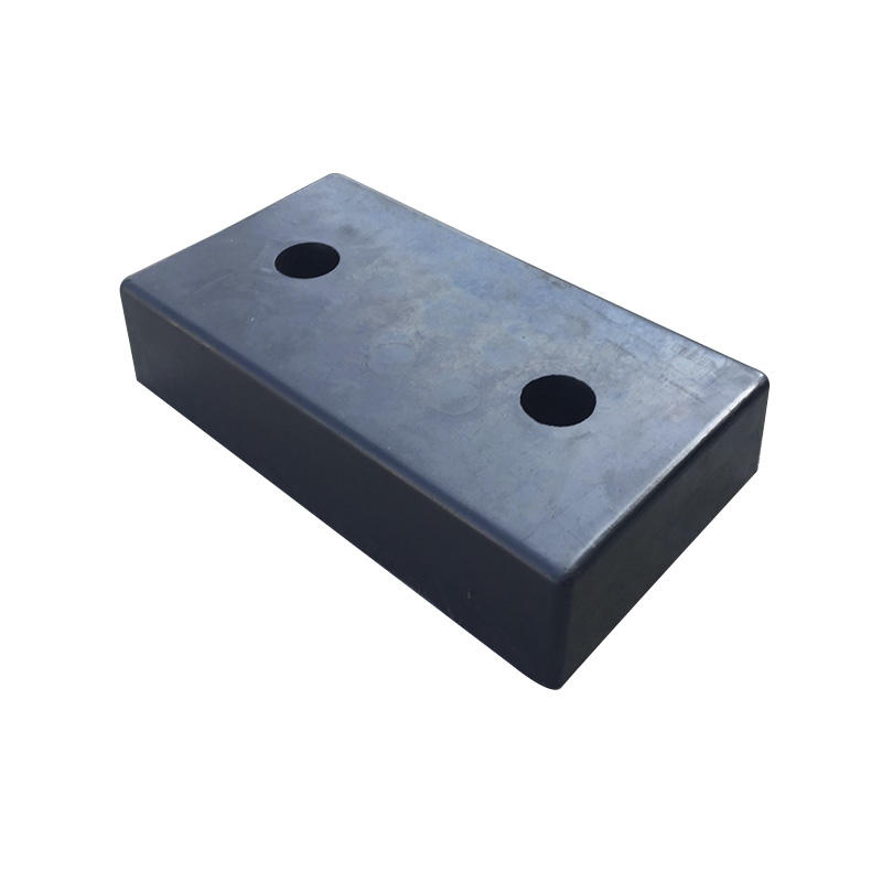 500*250*150mm Rubber Truck Parking Buffer Block Loading And Unloading Platform Anti-Collision Block With Rear Gap