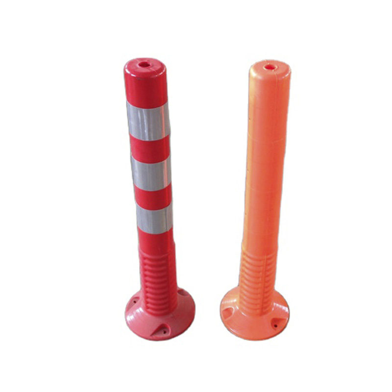 1200MM Red And White TPU Road Traffic Warning Stop Bollard