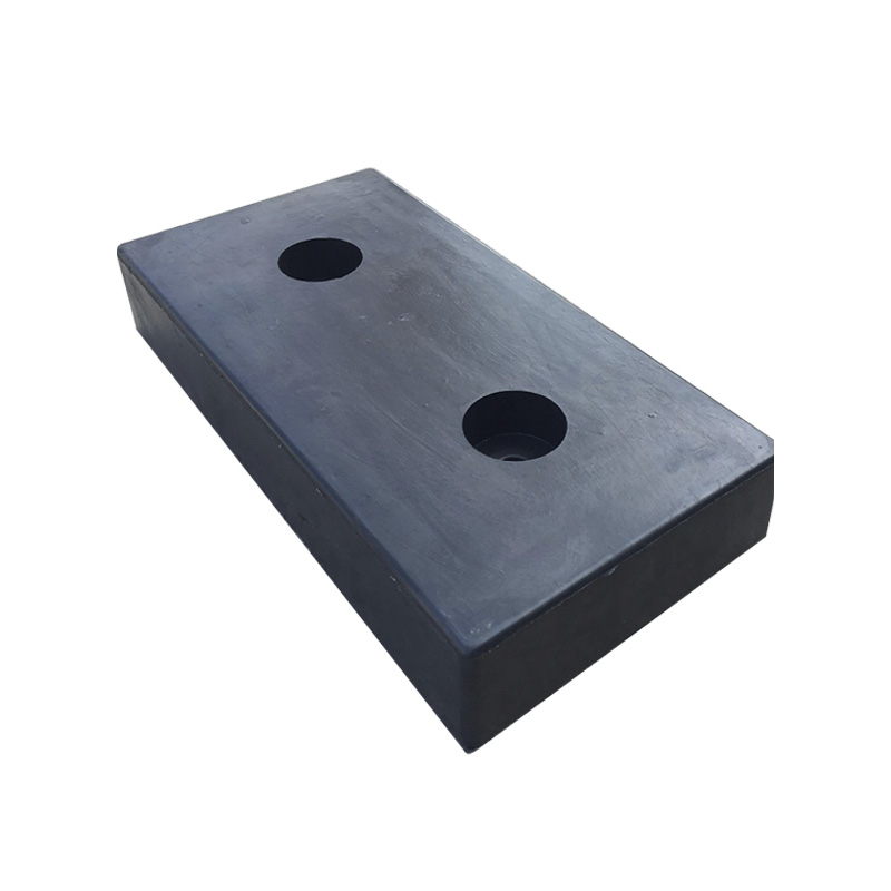 Heavy Duty 500*250*100mm Rubber Wall Buffer Block Dock Anti-Collision Block