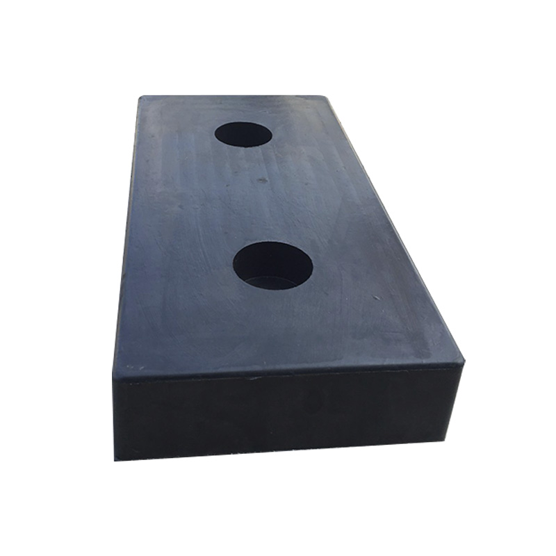 Heavy Duty 500*250*100mm Rubber Wall Buffer Block Dock Anti-Collision Block