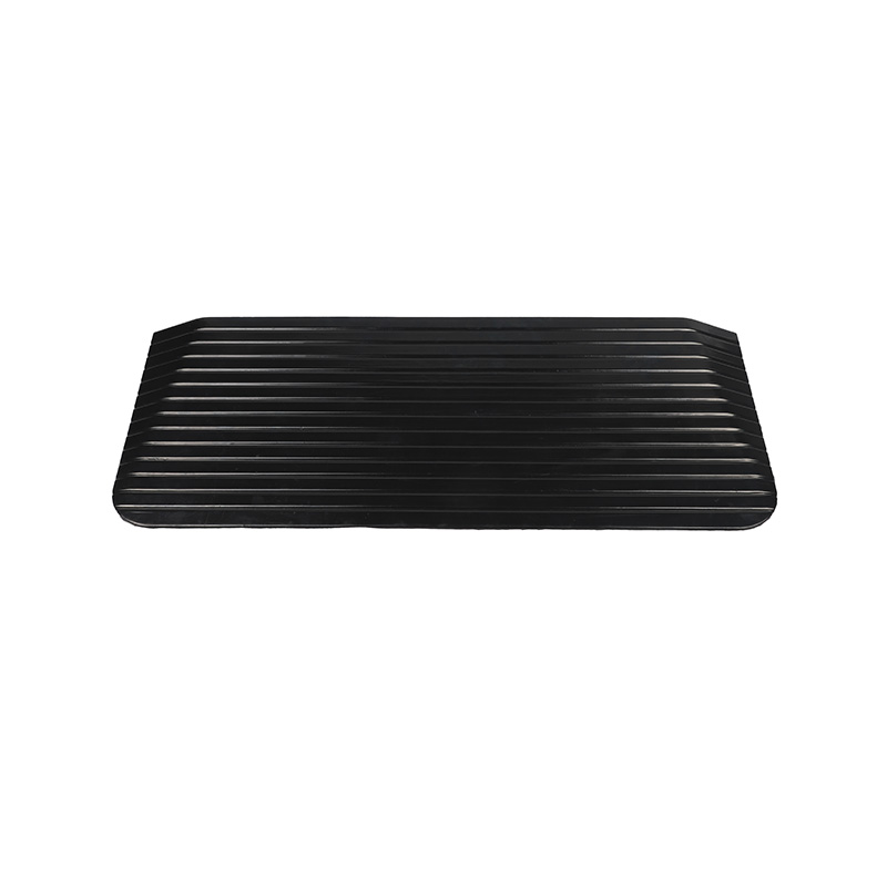 Durable Non-Slip Rubber Threshold Ramp for Wheelchairs, Scooters, and Walkers, Home and Vehicle