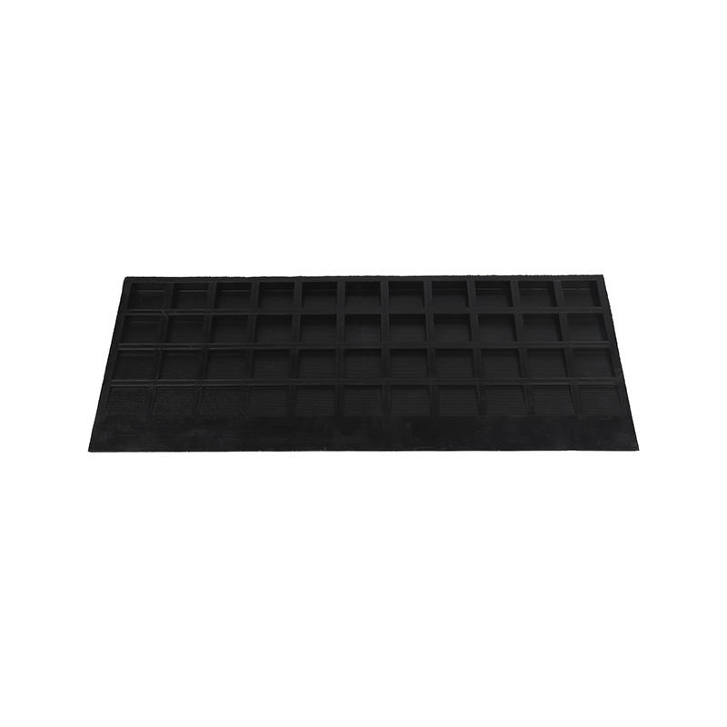 Durable Non-Slip Lightweight Wheelchair Threshold Ramp, Portable Accessibility Transition Bridge, Home and Office Use
