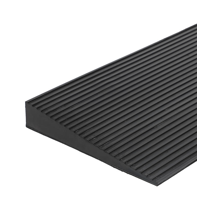 Durable Anti-Slip Rubber Threshold Ramp, Wheelchair Access, Doorway Entry, Heavy-Duty Step Assist, Indoor Outdoor Transition