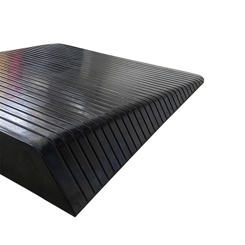 Durable Slip-Resistant Portable Threshold Ramp for Wheelchairs and Scooters, Easy to Transport and Store