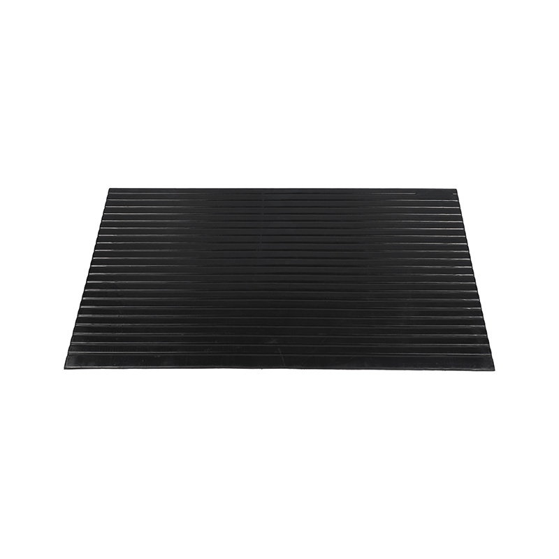 Heavy-Duty Rubber Threshold Ramp for Wheelchairs, Scooters, Anti-Slip Surface, Portable, Indoor/Outdoor Safe Step Mat