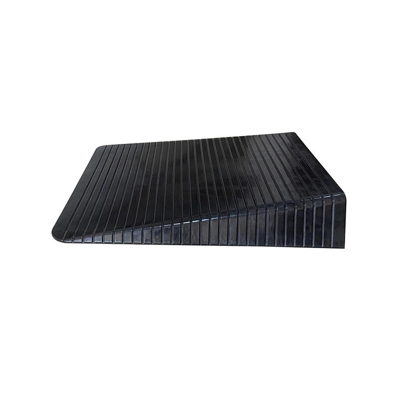 Durable Anti-Slip Mobility Access Threshold Ramp for Wheelchairs, Scooters, Weather Resistant Portable Rubber Transition