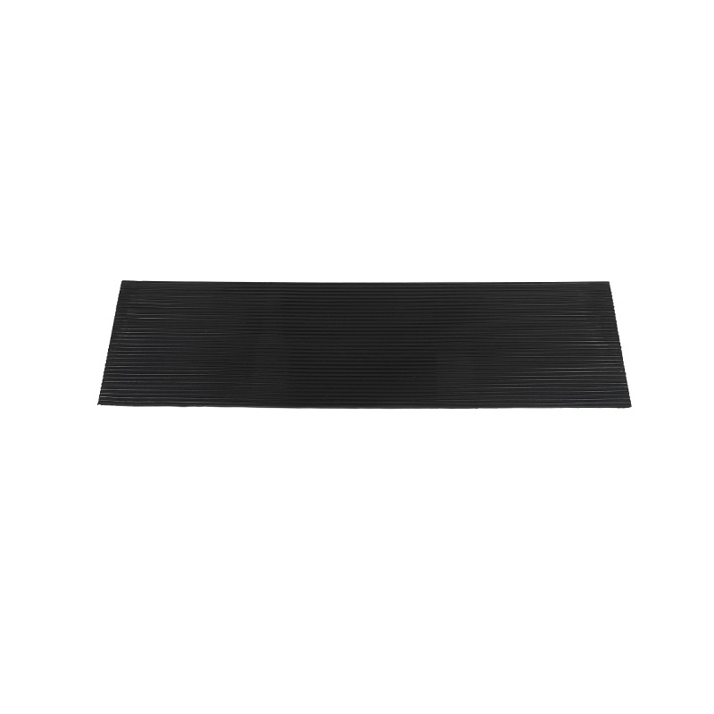 Durable Anti-Slip Rubber Threshold Ramp for Wheelchairs, Scooters, and Walkers, Indoor/Outdoor Use, Easy Access