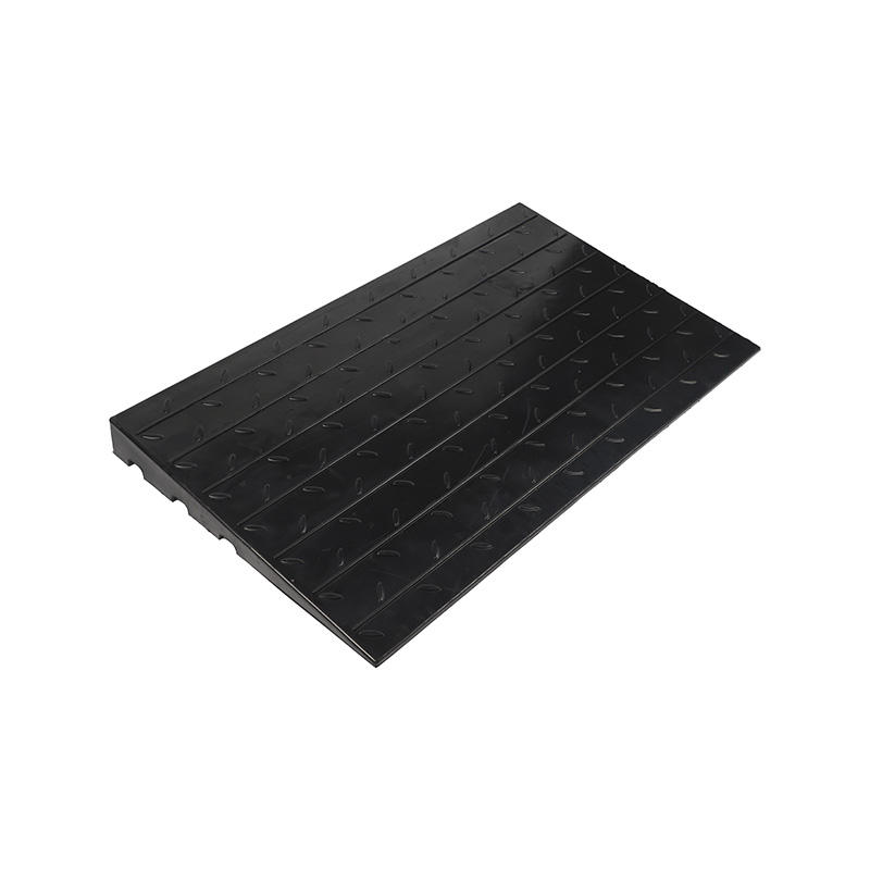 Durable Rubber Threshold Ramp, Anti-Slip Surface, Wheelchair Access Aid, Entry Step, Doorway Transition, Weather Resistant