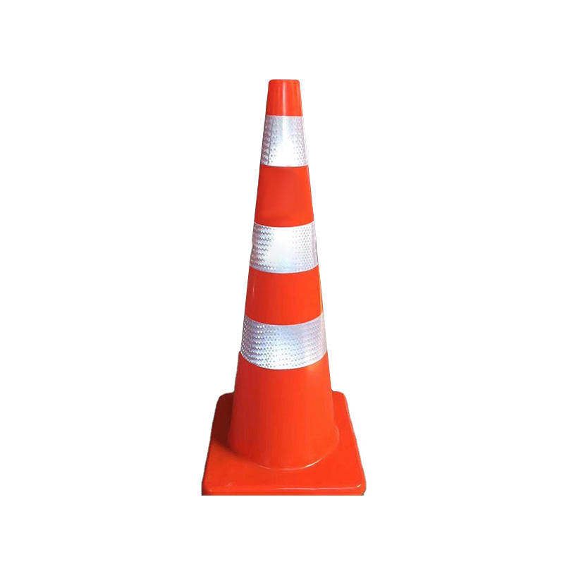 360X360mm Base Flexible Pvc Traffic Cone 90cm With Rubber Base