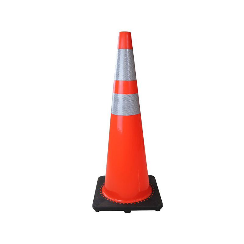 360X360mm 900mm Height Heavy Duty Base Pvc Cone Traffic