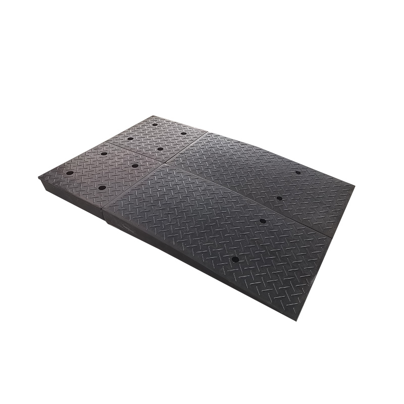 Modular Rubber Wheelchair Threshold Kerb Ramp