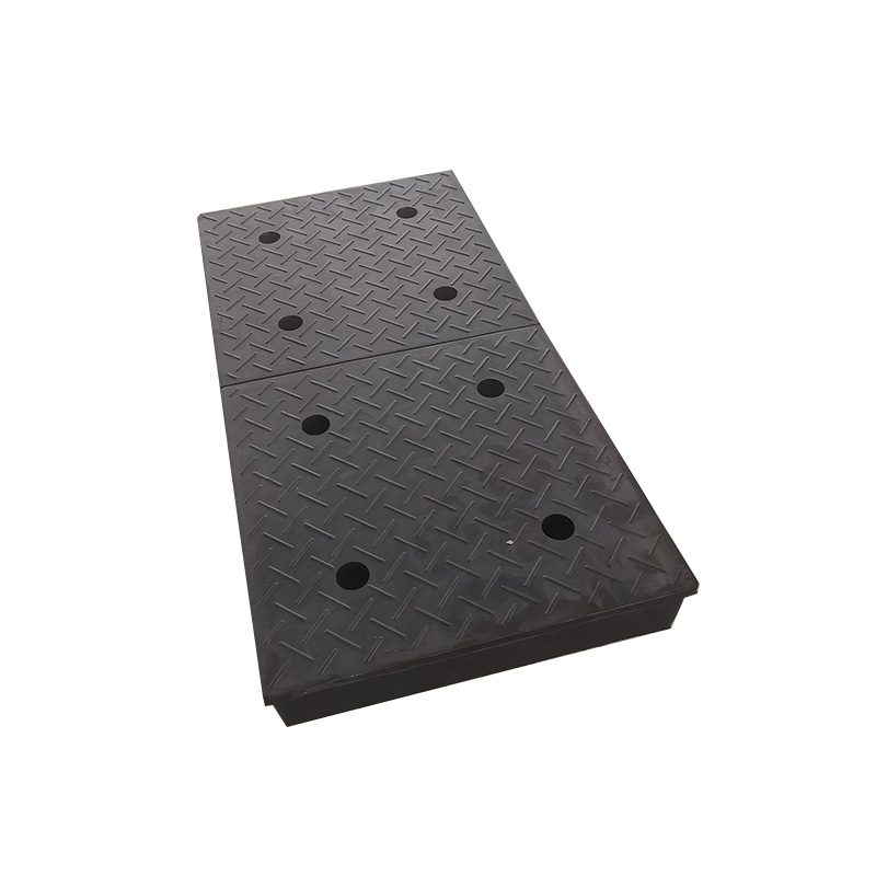 Modular Rubber Wheelchair Threshold Kerb Ramp