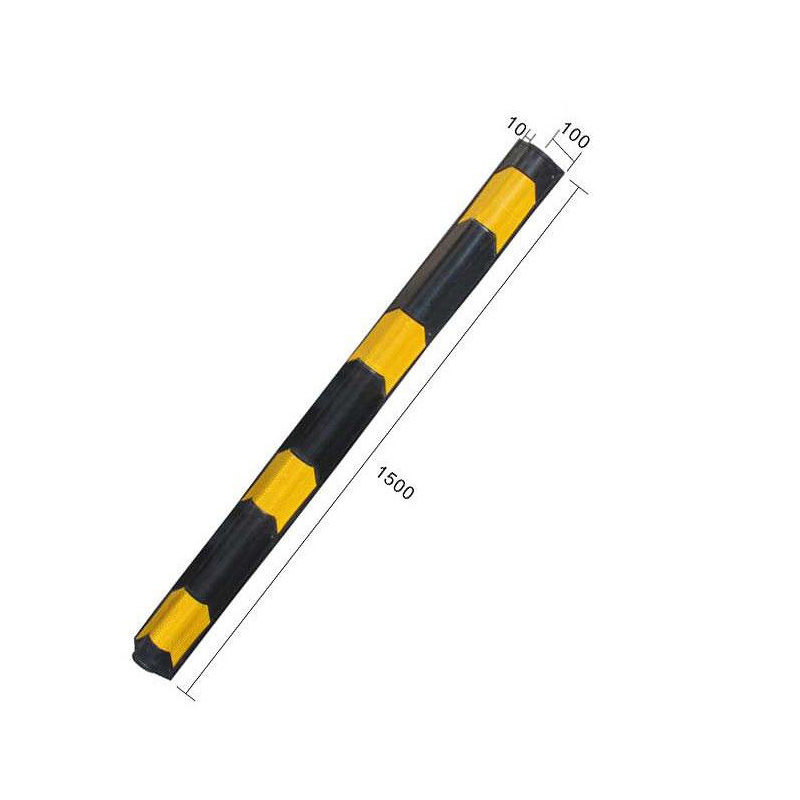1500x100x10mm Wall Angle Protector Rubber Parking Corner Guards