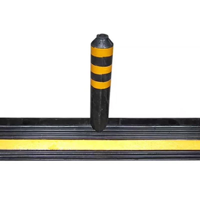 Highway Driveway Rubber Traffic Delineator Marker Post Line Roadway Safety Separator 