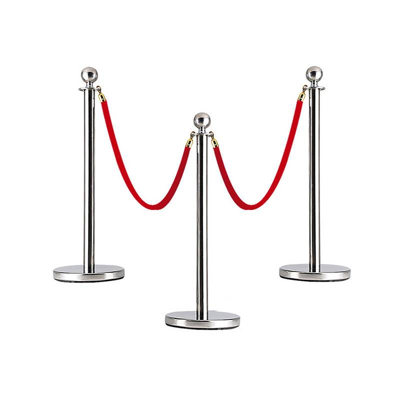 Custom OEM 2 Double-layer Paint Column Railing Rope Queue Pole Barriers ...