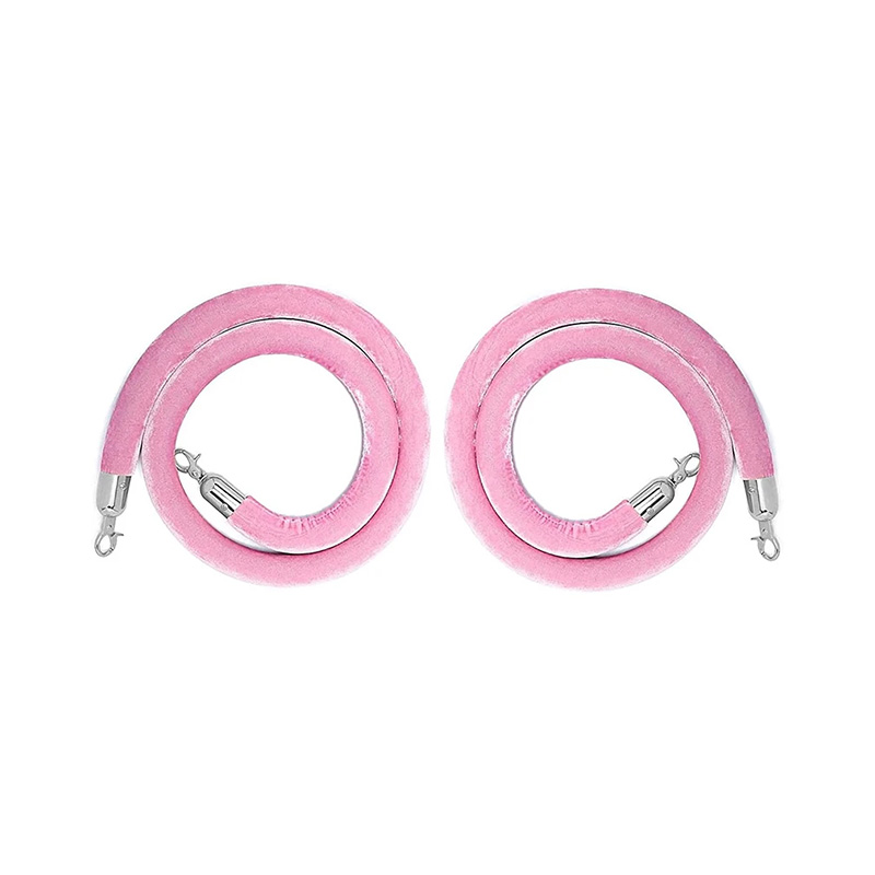 2 Double-layer Paint Column Railing Rope Queue Pole Barriers for Parking