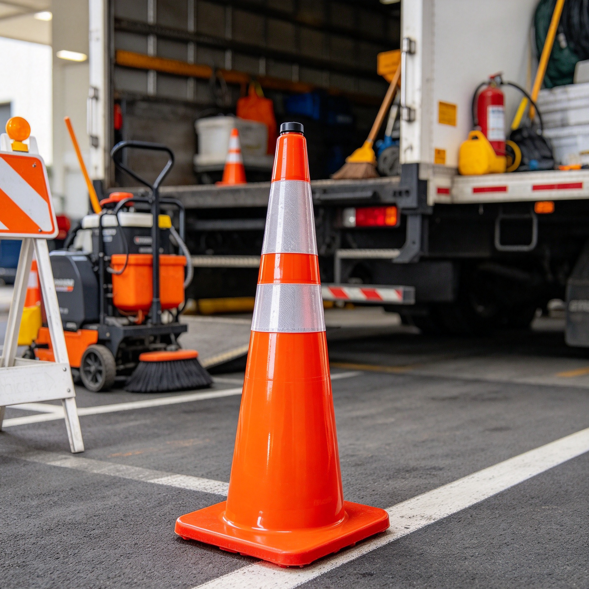 How Can a Rubber Base Traffic Cone Organize Work Zones